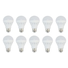 Giá bán Bộ 10 bóng LED 7W bulb nấm tiết kiệm điện (Trắng sáng)