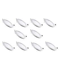 Giá bán Bộ 10 đèn Led tròn âm trần Downlight PHÚ THỊNH HƯNG 12W (Trắng)