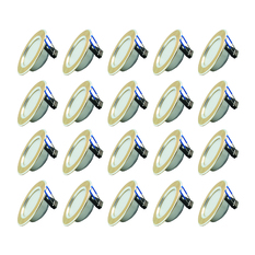 Giá bán Bộ 20 đèn downlight Led ba màu Roman ELD2005/3C