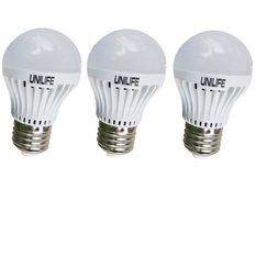 Giá bán Bộ 3 Bóng đèn Unilife LED A50/3W (Trắng)