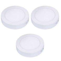 Giá bán Bộ 3 đèn Led ốp nổi tròn 12W Light ONT12V (Ánh sáng vàng)