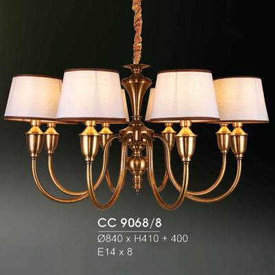 Đèn chùm đồng trang trí mẫu mới hiện đại siêu đẹp HFCC-9068/8