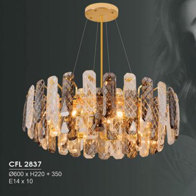 Đèn chùm pha lê trang trí mẫu mới siêu đẹp HFCFL-2837