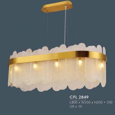 Đèn chùm pha lê trang trí mẫu mới siêu đẹp HFCFL-2849