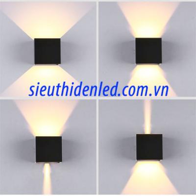 Đèn gắn tường led ngoài trời vuông