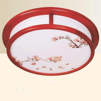 Đèn Mâm Gỗ Ốp Trần HF011