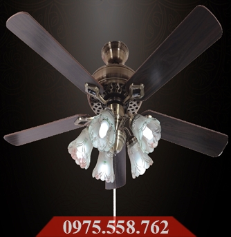 Đèn Quạt Trần Cánh Gỗ 5