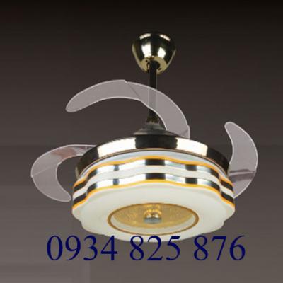 Đèn quạt trần cánh xếp