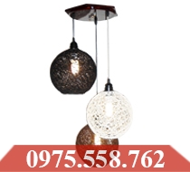 Đèn Treo Trần Ba Cầu Chỉ Nhỏ