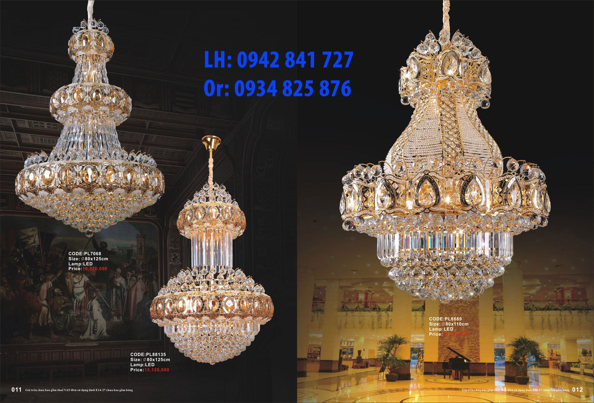 Đèn Chùm Pha Lê Cao Cấp - TL6689